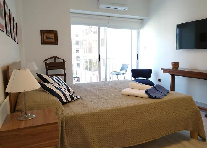 Elegante monoambiente estilo náutico